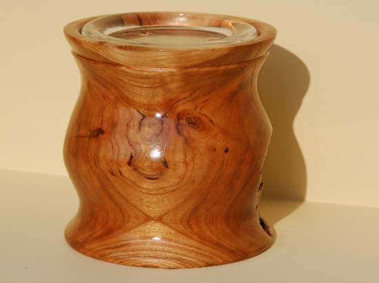 Cherry Candle Holder - Side View